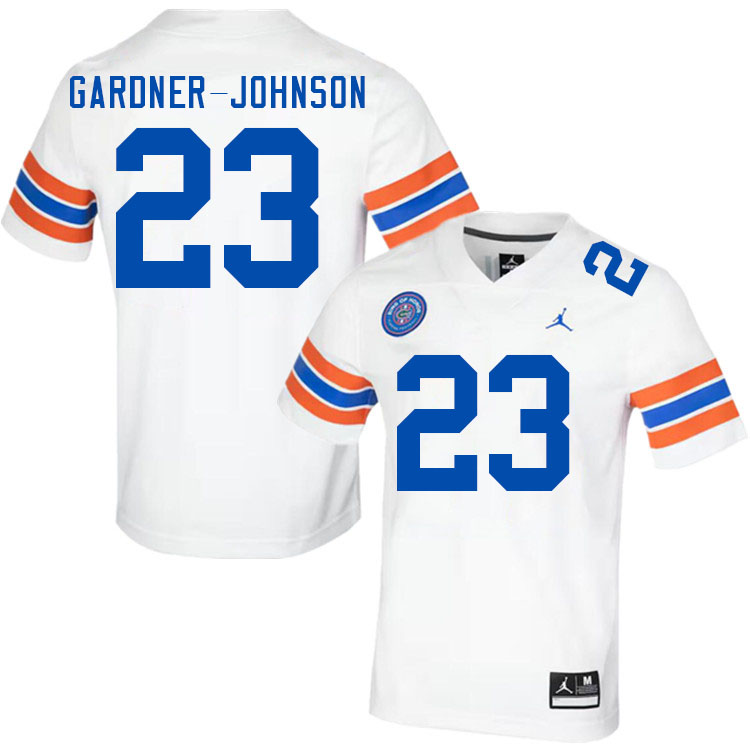 C.J. Gardner-Johnson Florida Jersey,Florida Gators #23 C.J. Gardner-Johnson Jersey Youth-Retro White